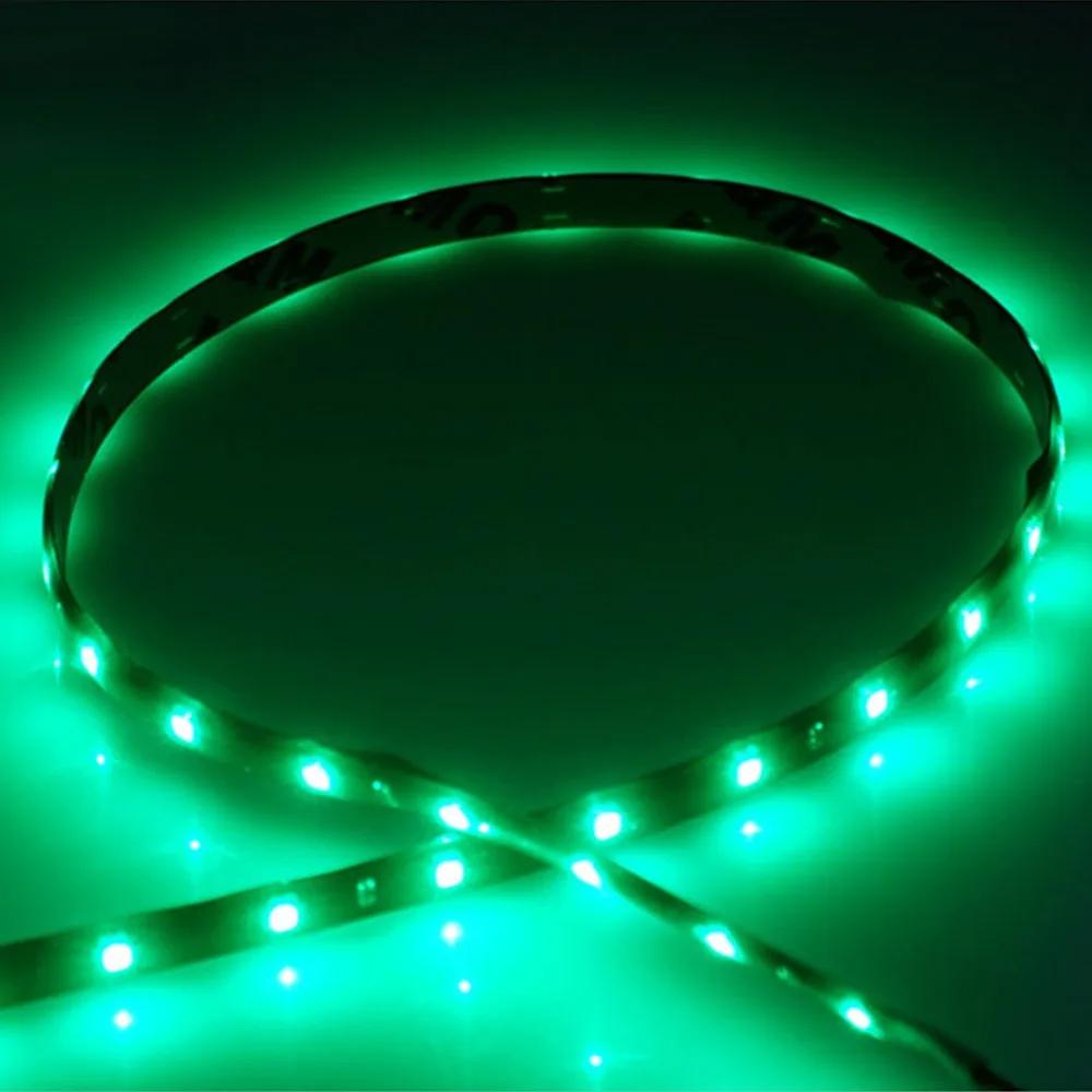 Led Strip Light Car Drl Lamp 12V Red Flexible Outdoor Waterproof 2835 Soft Night Lighting Decoration Bedroom Lights Strips Glow