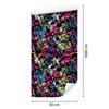 Graffiti wallpaper in a variant for the living room and bedroom 50x1000