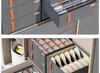 Foldable Underwear Storage Box Divided Organizer with Compartments for Closet