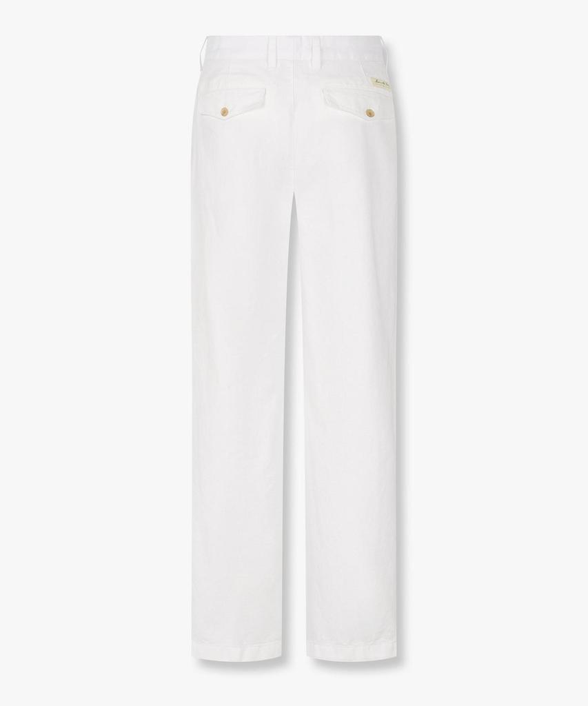 MAN ON THE BOON Washed Cotton Chino Pants_White 4716104004