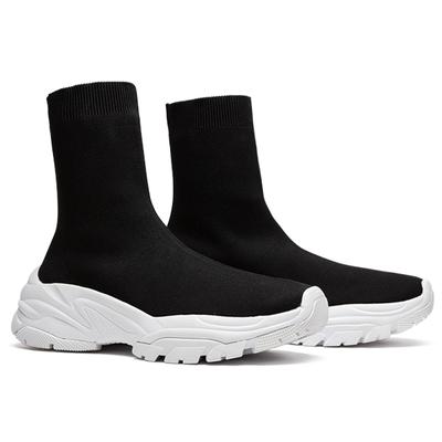 [AKIII CLASSIC] Chunky Sock-Fit Sneakers, Black [AKAIAUW0523-Black]