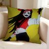 Horror Game MMeat Girl YYi Xi Singer  Pillow Case Square DoubleSided Sofa Cushion Cover Bedroom Bedside Pillow