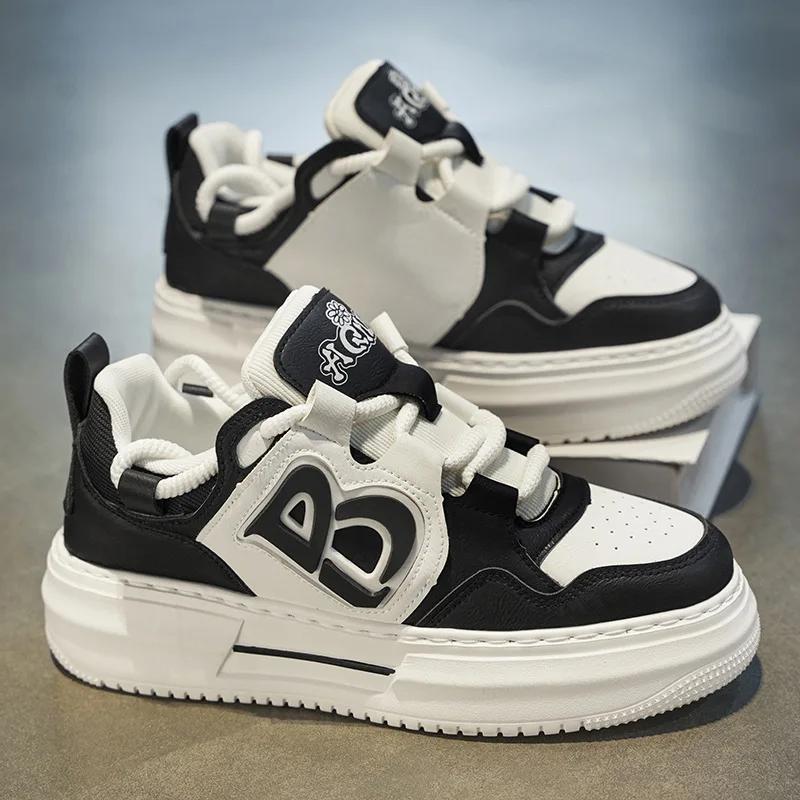 Fashion Brand Men Casual Shoes Fashion Men's Sneakers Comfortable Breathable Male Platform Shoes Men White Flats Zapatillas De Hombre