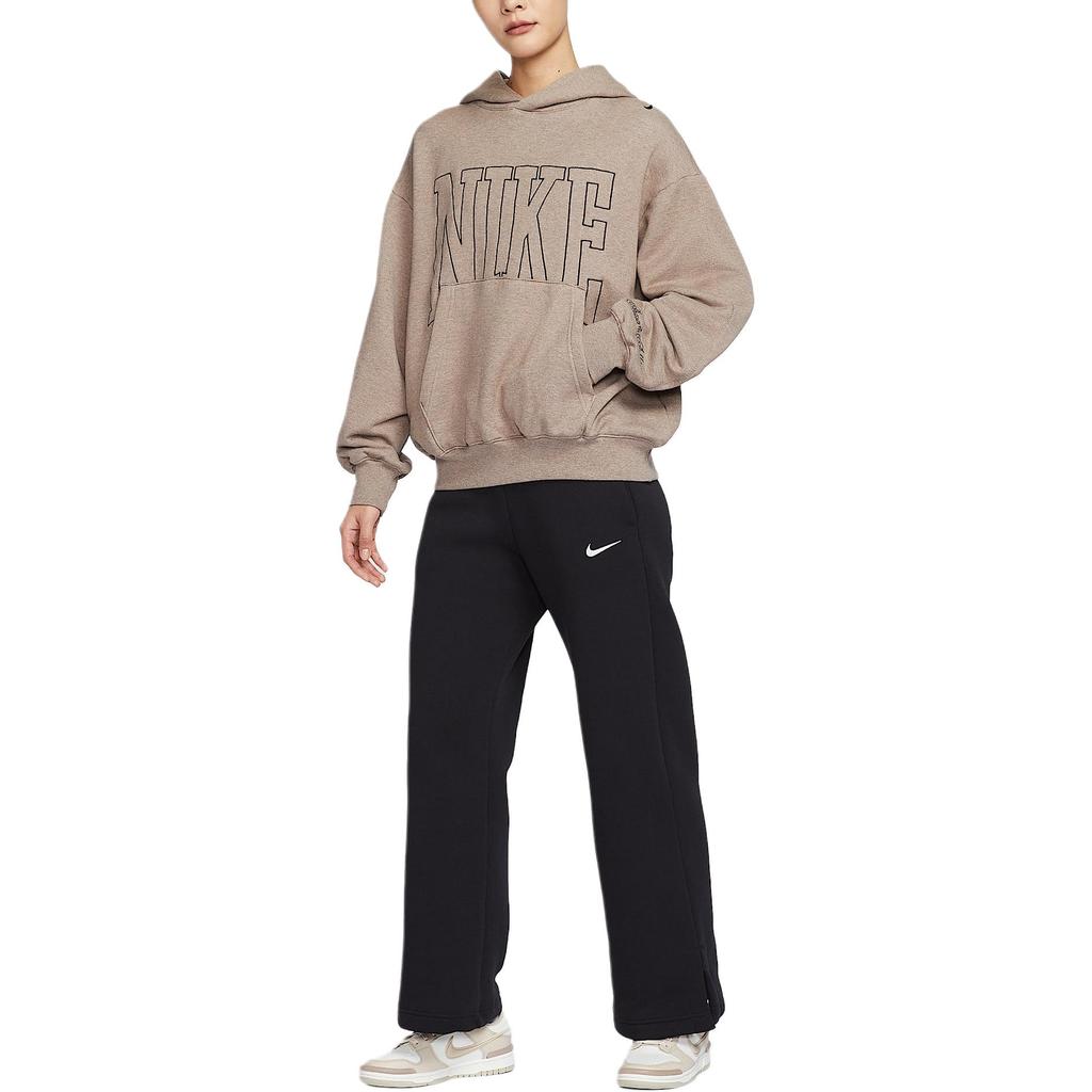 Nike Sweatshirts Women's Coffee Hooded Moderate HQ5888-233