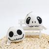 8cm Halloween Jack Skellington Plush Toy Anime Stuffed Animals Keychains Small Pendant Backpack Hangings For Kids