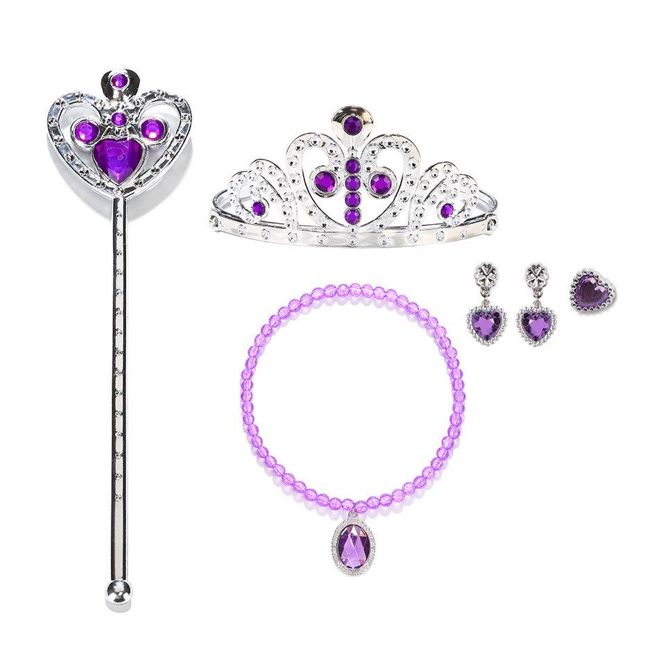 Prinzessin Sophia Halloween-Kleid für Kinder mit Ärmeln