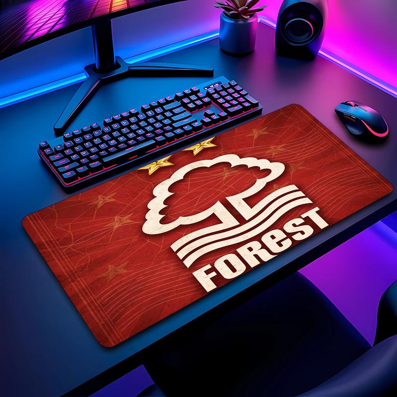 Nottingham Forest Fußballmuster Mauspads Nicht?Rutschfestes Gummi-Basis Gaming-Mauspad Für Schreibtisch Büro Zuhause