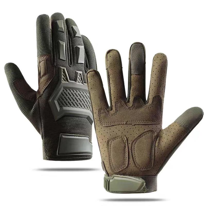 Men's Full Finger Tactical Touchscreen Motorcycle Gloves