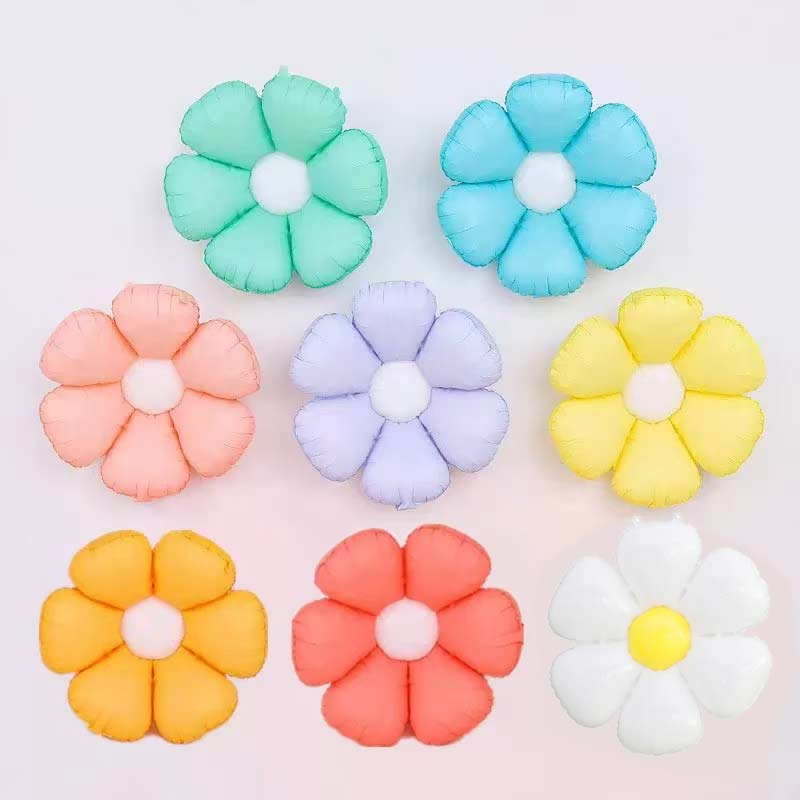 Candy Daisy Flower Balloon Sunflower Theme Aluminum Foil Balloon Birthday Party Shower Wedding Decoration Flower Balloon