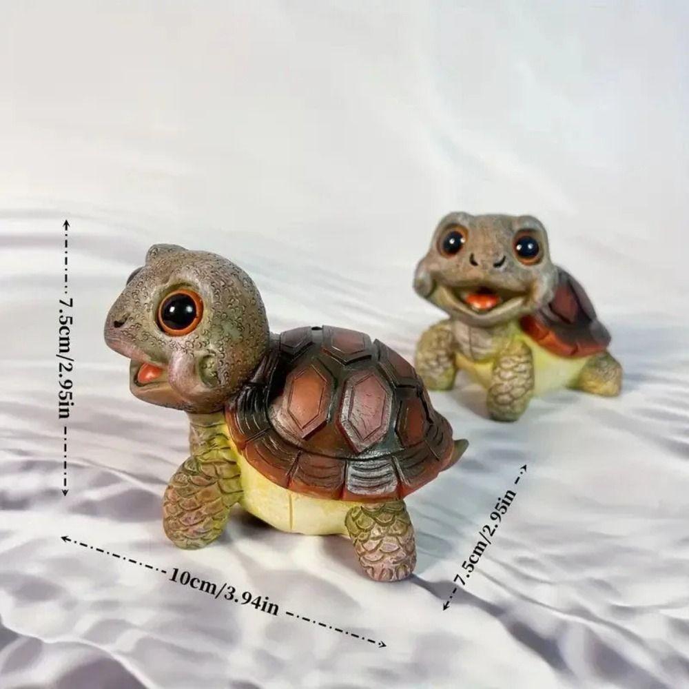 Crafts Sea Turtle Figurine Cartoon Marine Life Ornaments  Kids Birthday Gift
