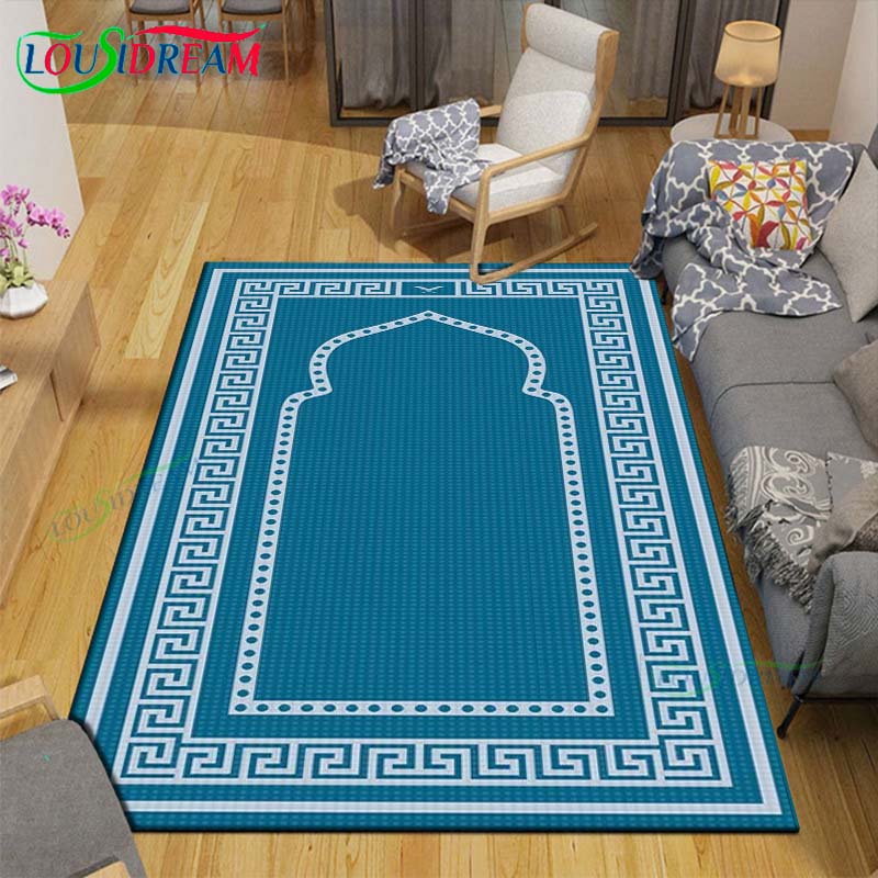 Fashion Muslim Prayer Carpets Bedroom Becoration Living Room Decoration Carpets for Bed Room Rug Anime Rug  Area Rug