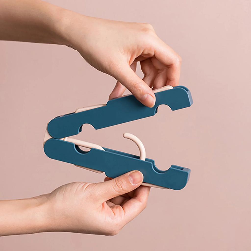 Portable Travel Drying Rack Multifunction Folding Hangers Telescopic Clothes Underwear Socks Hanging Hooks Clothing Organizer