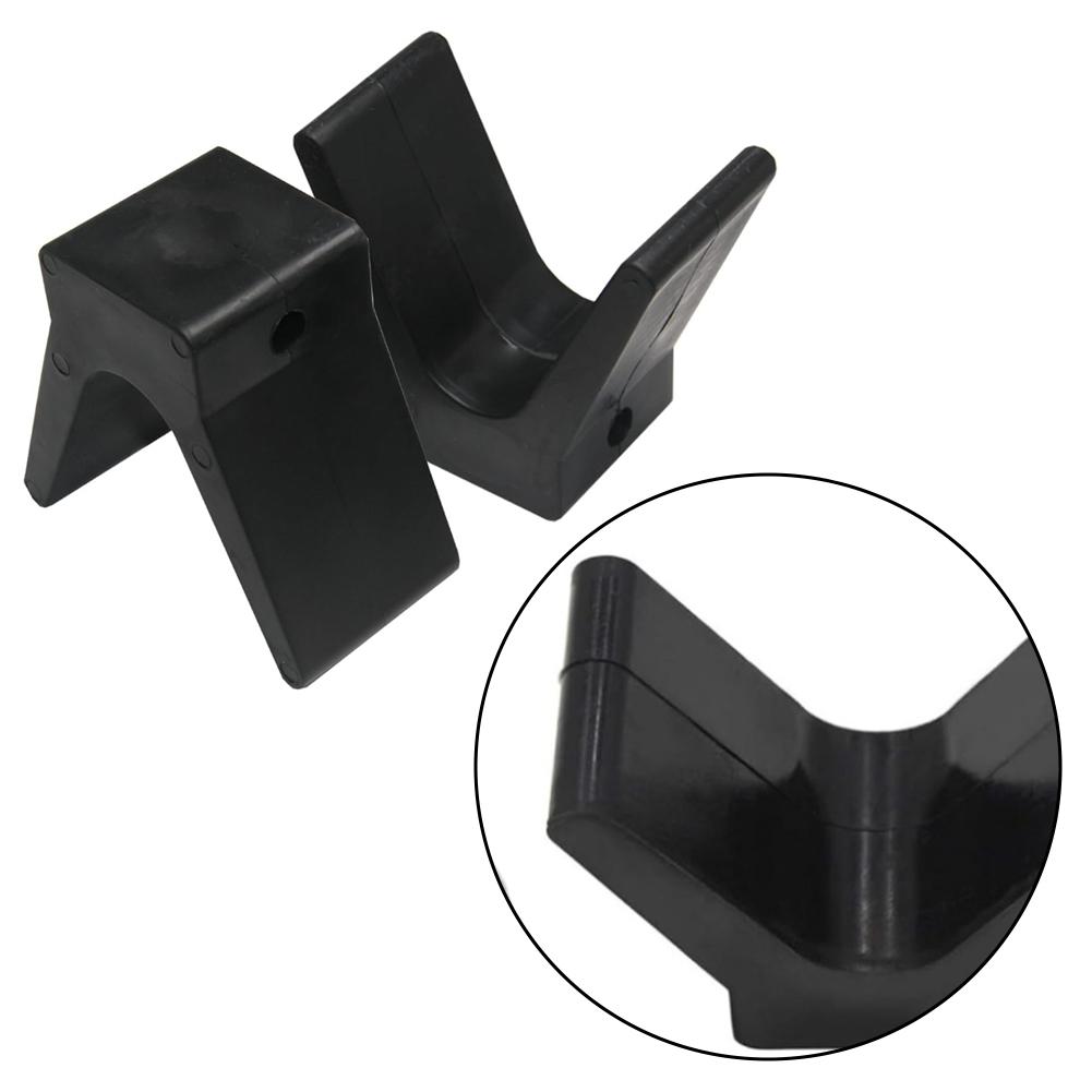 Remorcă marină barcă scaun în V cauciuc 2 inch potrivit pentru caiac Pentru iahturi cu orificiu de montare ușor de instalat