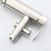 304 Stainless Steel Pull-up Dual-purpose Washbasin Hot and Cold Faucet Bathroom Cabinet Basin Multifunctional Faucet for Household Use