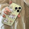 Tulip White Cat Mobile Phone Case All Inclusive for Apple 13/14PROMAX/15PRO/16PRO/14/15X