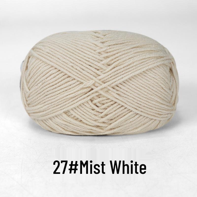 Baby 4-lagiges Milchbaumwollgarn zum Stricken von DIY-Schals oder Decken