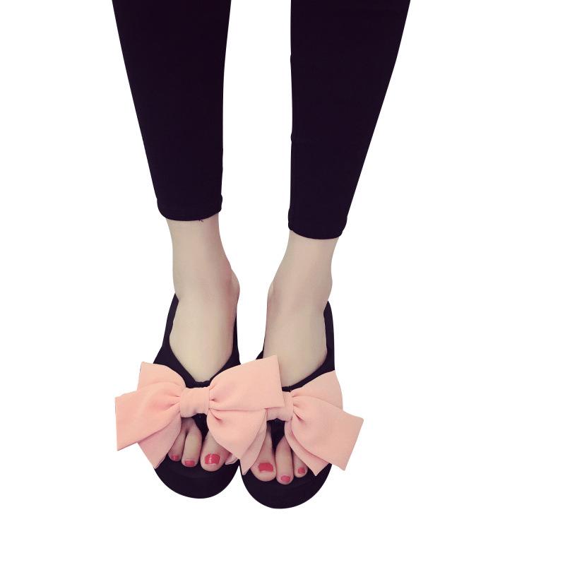 Women's Elegant Bow Knot Casual Outdoor Summer Slippers