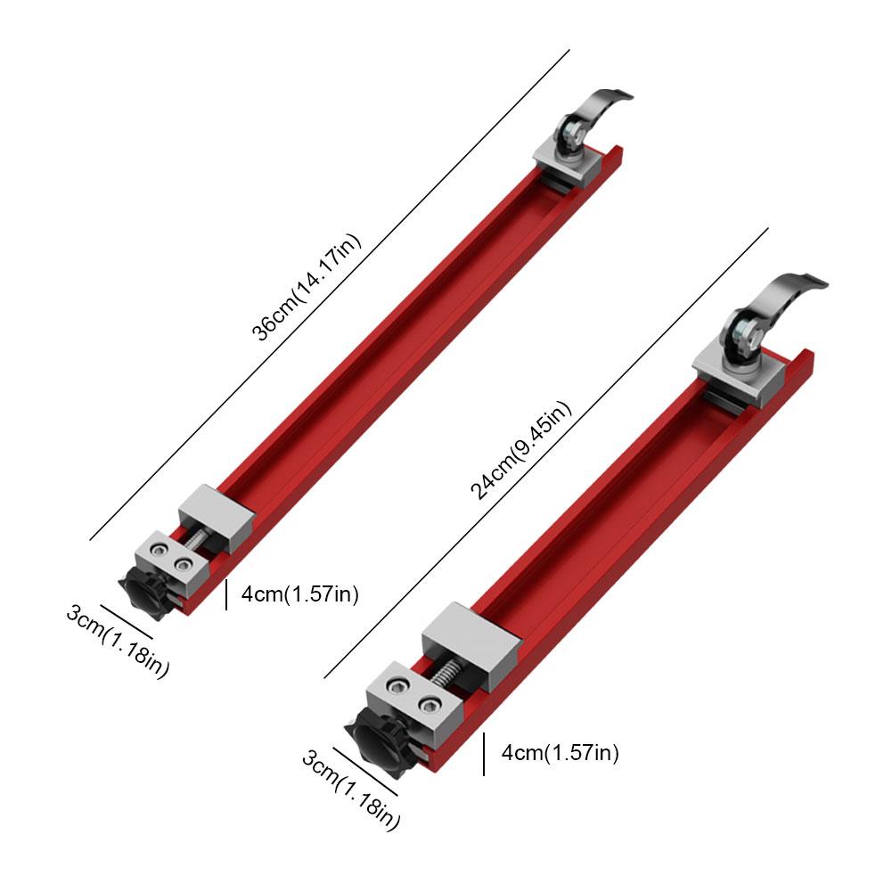 Circular Saw Guide Rail Precision Aluminum Alloy Adjustable Base For Woodworking Electric Machi N3M2