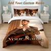 Bedding Set 1 Duvet Cover 2 Pillowcases Alex Warren Print Soft Bed Linen Bedroom Decor