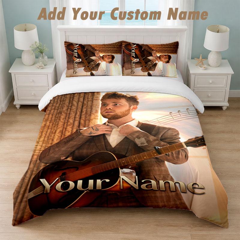 Bedding Set 1 Duvet Cover 2 Pillowcases Alex Warren Print Soft Bed Linen Bedroom Decor