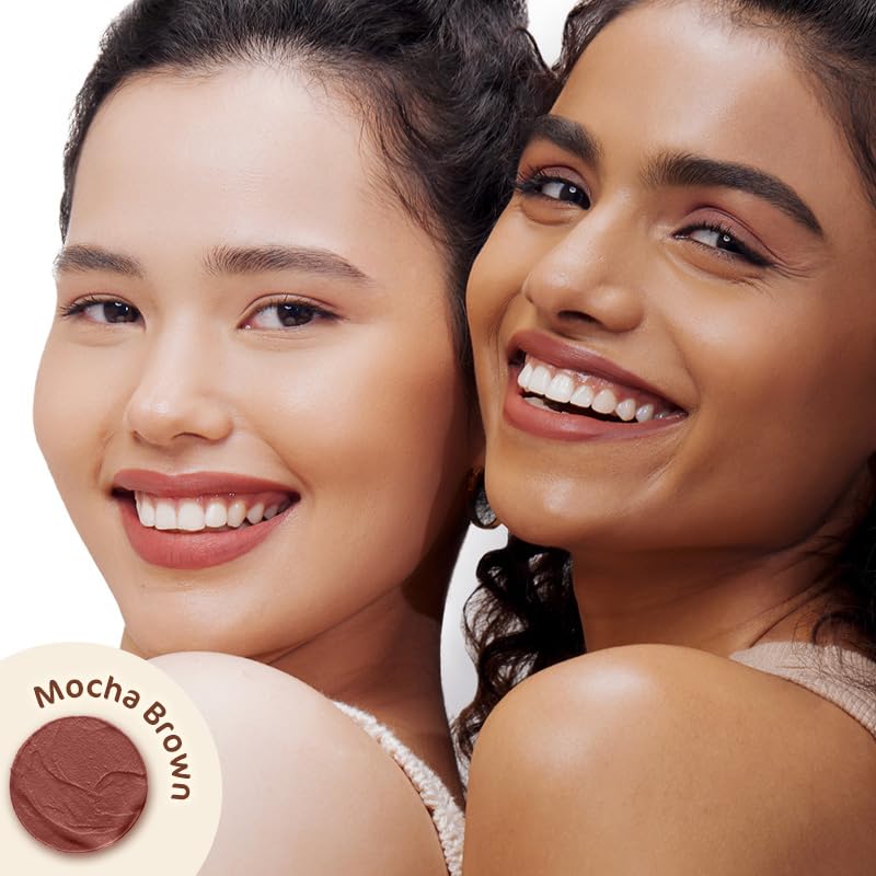 Mamaearth Soft Matte Long Stay Lipstick 3.5 G Pack of 1 12 Hour Moisturizing Waterproof Lip Color Mocha Brown