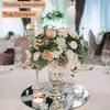 10/15/20/25/30CM Round Square Acrylic Mirror Wedding Party Table Centerpiece Mirror Tray Shatterproof Living Room Bedroom Bathroom Wall Decoration