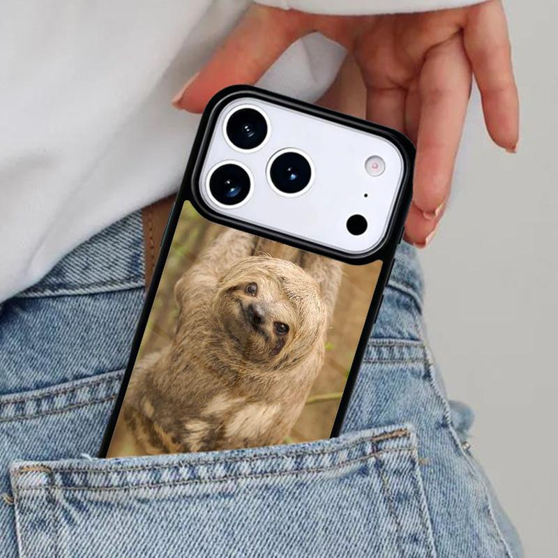 

Baby Sloth Phone Case for iPhone 16e 15 14 13 12 17 Pro Max Plus Air 17pro Cover Coque iPhone 15 Plus