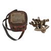 10.16 cm Solid Brass Ship Sextant with Leather Box