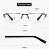 Adjustment Pochromic Multifocal Reading Glasses Men Progressive Anti-Blue Ray Business Spectacles Half-Frame Eyewear 1.0-3.5