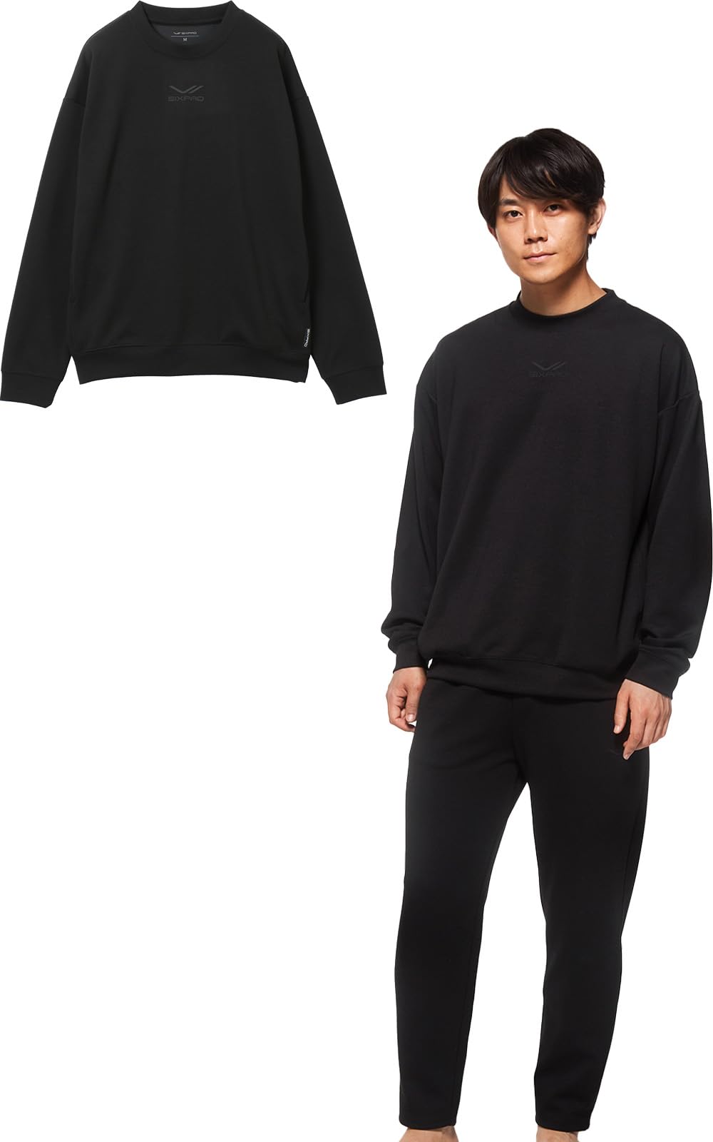 

Комплект SIXPAD Recovery Wear Limited Edition, Общая Медицинская Усталость, Кровообращение, Домашняя одежда, Круглый вырез, Размер [SIXPAD] [Официальный Эксклюзив], MTG,