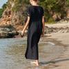 Ladies Loose Beach Cover Up Robe Vacation Sun Shirt Cover Up