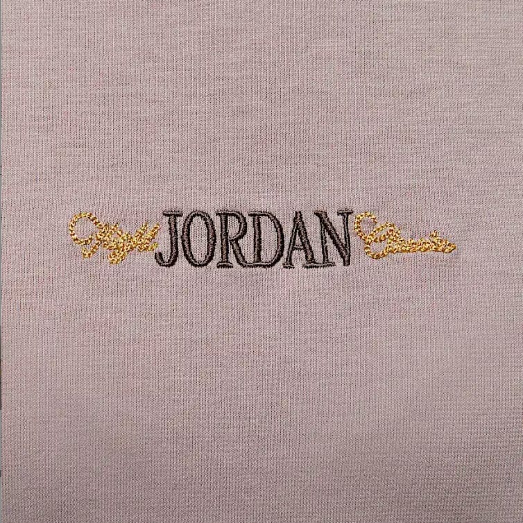Jordan SS25 Drop Shoulder Sleeve T Shirt Women's Gray Purple IF0380-019