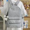 Schoolbag Backpack Export Nylon Large Capacity Commuter Anti-splashing Backpack Junior High School University Burden Reduction Spine School Bag
