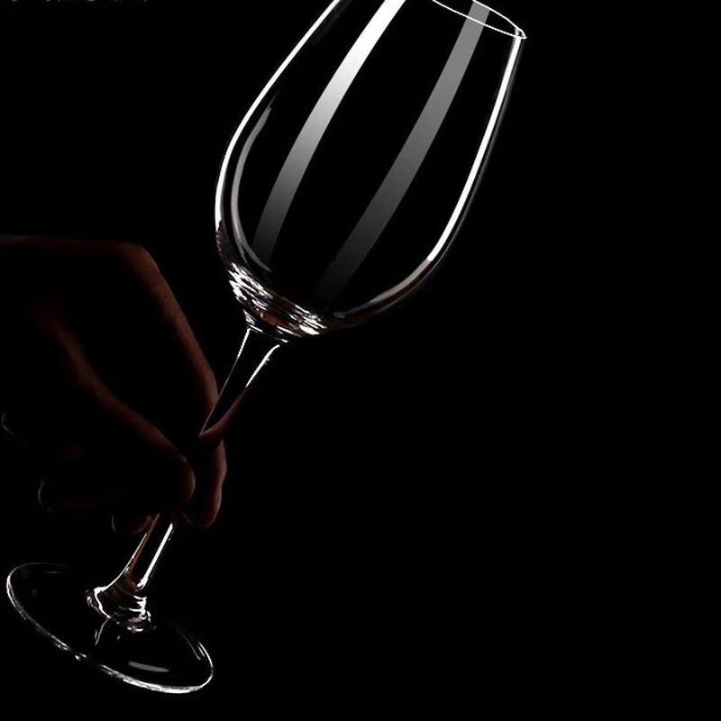 ZISIZ Simple Transparent Glass Wine Goblet Set