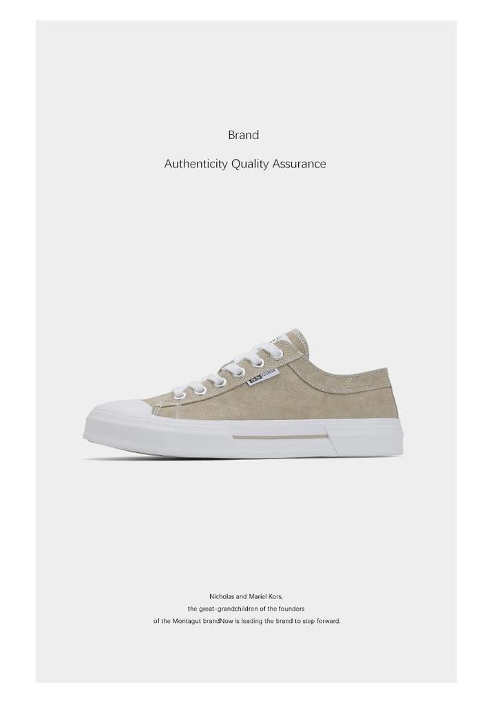 2026 Spring Men's Casual Fabric Shoes: Comfortable, Trendy, Breathable Lace-Up Low-Top Flats.