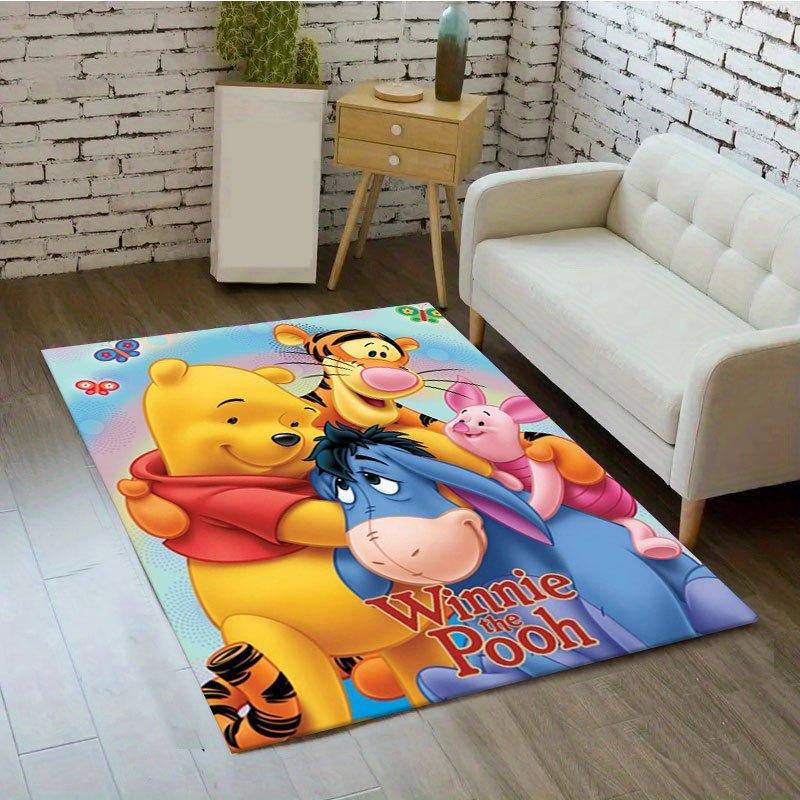 1pc Winnie the Pooh Pattern Carpet Area Rug Non-slip Carpet Hand Washable Floor Mat Suitable For Living Room Bedroom Home Decor Room Decor C