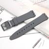 Silicone Watch Band For Swatch 17mm 19mm 20mm Pin Buckle Waterproof Bracelet Wristband Watch Accessories