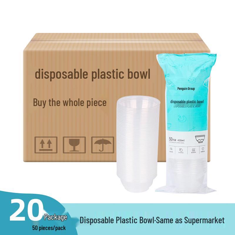 Disposable Round Plastic Bowls