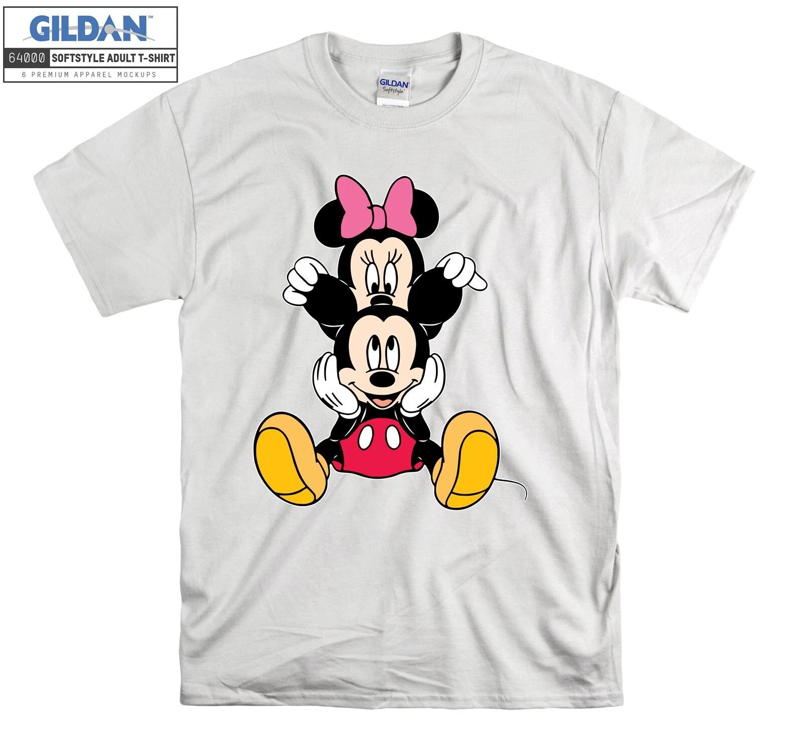 Mickey Mouse And Minnie Mouse T-shirt Men Women Unisex Tshirt 4124 XXXL