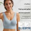 Women's Shockproof Sports Bra - Anti-Sagging, Breathable, Wireless, for Running & Yoga, Beautiful Back Design, Thin Fit, Gathering Support.