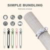 Data Cable Organizer Multipurpose Upgrade Silicone Cable Ties Reusable Cable Management Cord Organizer for Fastening and Bundling Cable Cords Wires