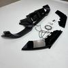 For BMW 2 Series M2 M2C F87 Coupe 2016-2025 Competition V Style 3/Pcs Bumper Rear Diffuser Lip Spoiler Body Kits Glossy Black