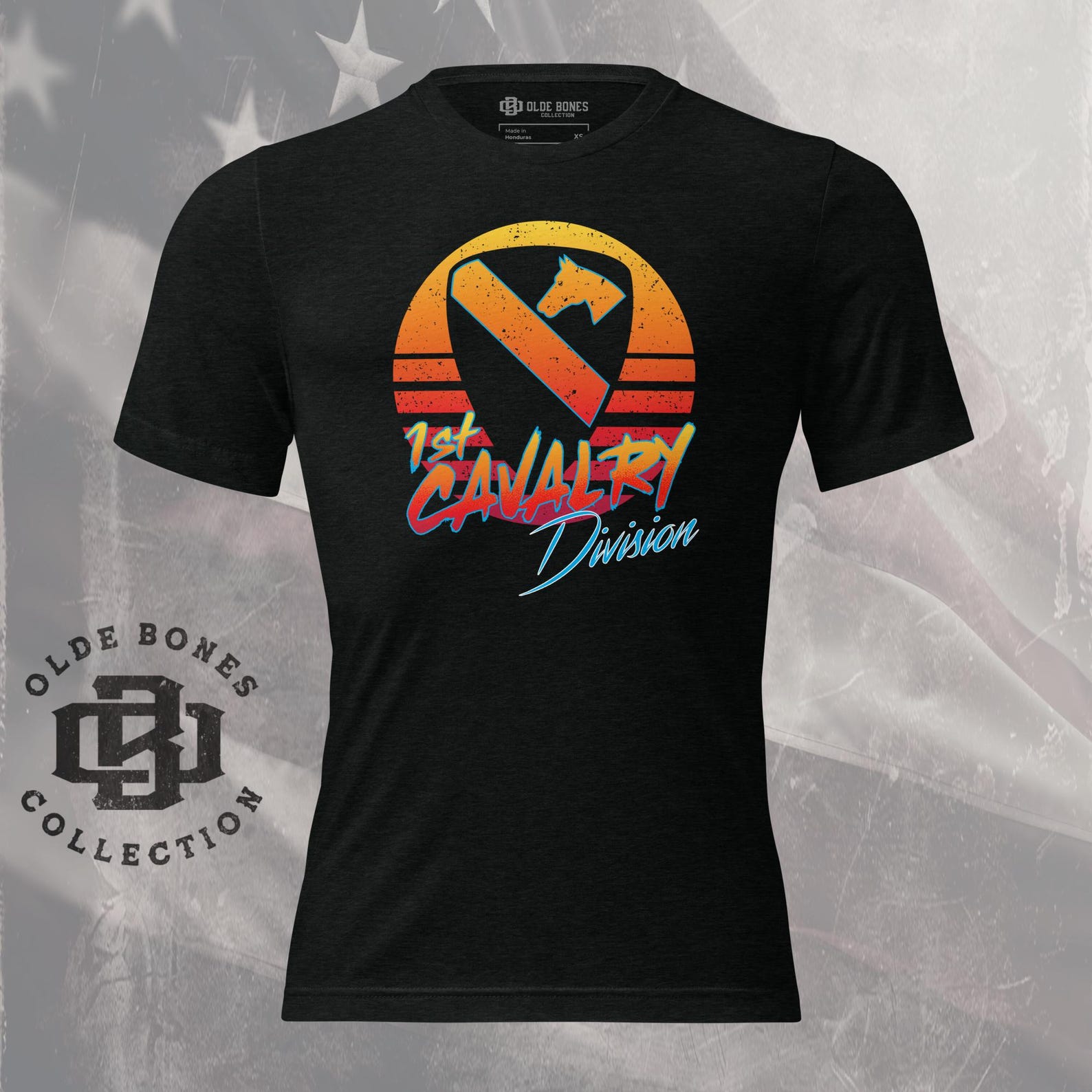Army 1st Cavalry Division T-Shirt, Military Shirt, Army Shirt, Army Veteran, American Military 3XL