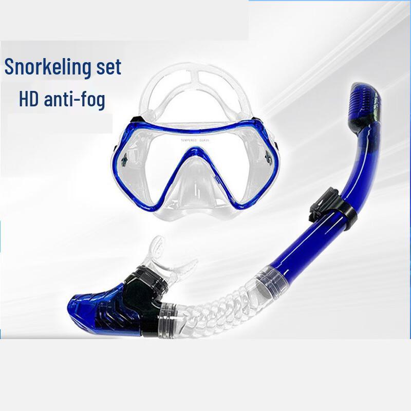 WEZHO Large Frame Diving Mask and Snorkel Set