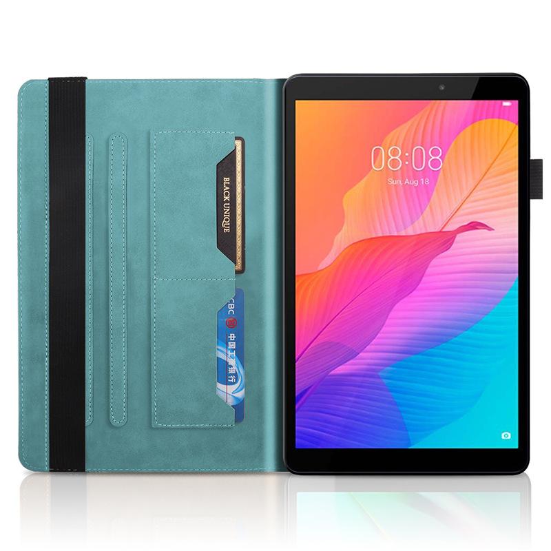 Compatible with Honor 9 / 12.1-Inch Tablet Case with Tree of Life Embossed Pattern, Built-in Stand, Shockproof Slim Folio Cover with Auto Sleep/Wake