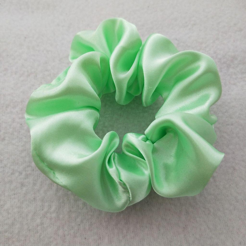 Satin Silk Hair Tie: High-End Women's Rubber Band for Elegant Buns