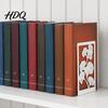 Heavy Duty Book Holder 1 Pair Metal Decorative Bookends Ginkgo Leaf/Monstera Ends for Leaf Bookend Bookshelf Non-Skid Stopper Home Office Study Room