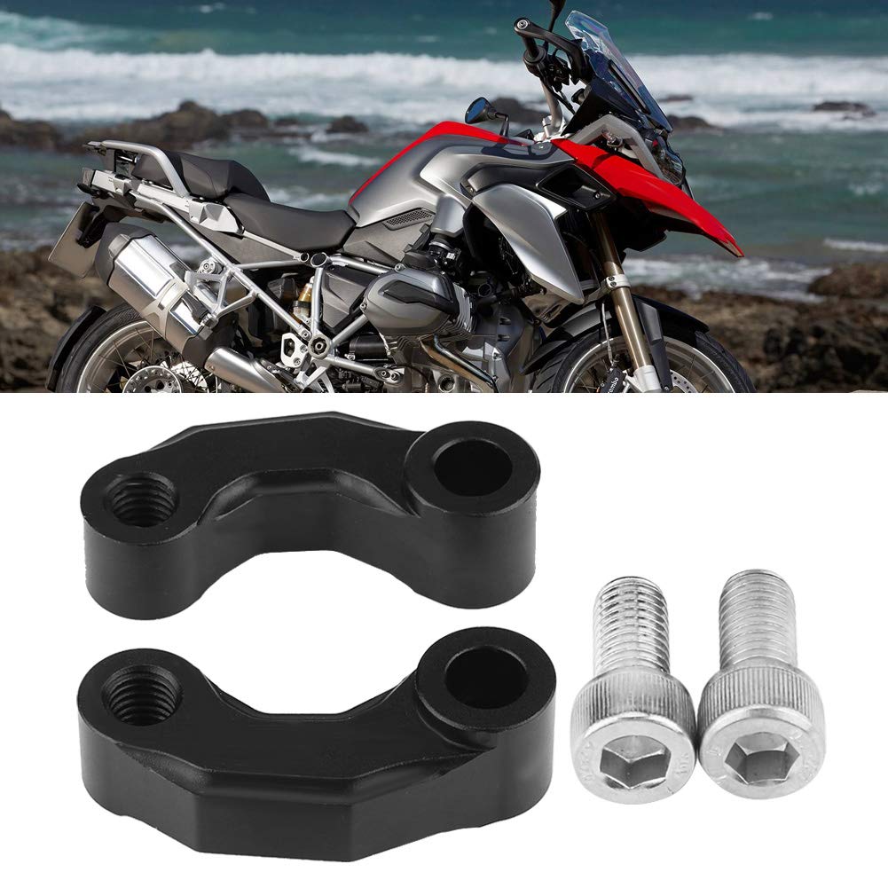 Mirror Riser Adapter, Motorcycle Mirror Mount Riser Extender Adapter, Motorcycle Mirror Riser Extension Bracket