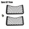 Black Multi Size Car Organizer Net Pocket Car Net Bag Phone Holder Rack Storage Mesh For Car Caravan Motorhome 42x21cm 36x18cm
