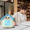 Multifunction AI Voice Smart Alarm Clock Student Learning Voice Control Air Conditioner Night Light Charging